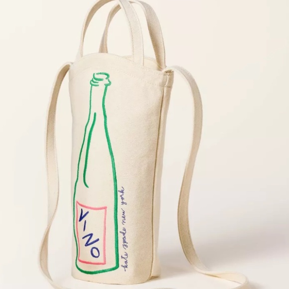 Kate Spade X Target Embroidered Canvas Tote Bag - Picture 2 of 4